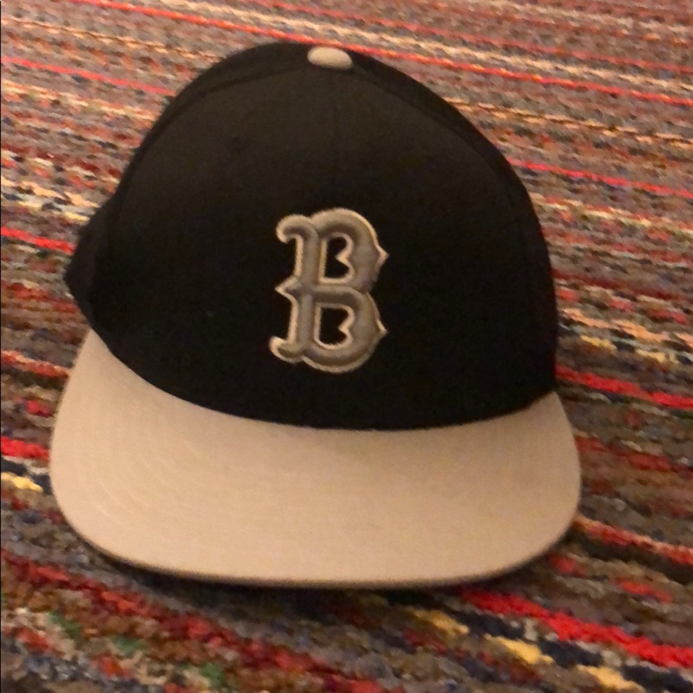 Old English snap back B hat